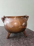 Antieke bronzen kookpot uit de 15e /16e eeuw., Antiek en Kunst, Ophalen of Verzenden