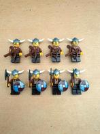 Lego Castle Medieval Brown Viking Warriors Minifiguren, Verzenden, Lego