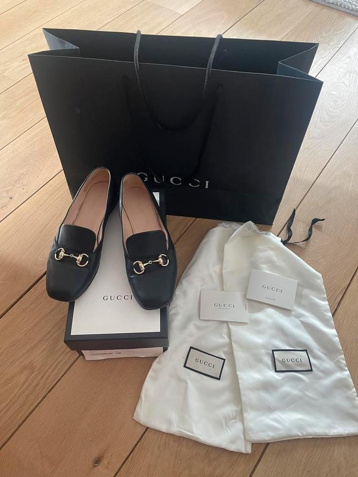 Gucci horsebit loafers leer flats, Kleding | Heren, Schoenen, Gedragen, Loafers, Zwart, Ophalen of Verzenden