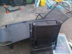 2 ligstoelen, Tuin en Terras, Ligbedden, Ophalen, Zo goed als nieuw, Aluminium