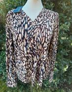 Mi Piace travelstof shirt burgundy/latte maat: S (36/38), Ophalen of Verzenden, Nieuw, Maat 36 (S)