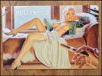 PIN UP 50's Hollywood Sexy Girl Metalen Wandbord erotiek, Huis en Inrichting, Nieuw, Verzenden