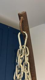 Sissy Boy Homeland rotan hangstoel met standaard, Huis en Inrichting, Stoelen, Ophalen, Bruin, Riet of Rotan, Zo goed als nieuw