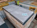 23,4m 60,4x60,4x2cm Silver keramische terrastegels s-partij, Gecoat, Keramiek, Nieuw, Ophalen of Verzenden