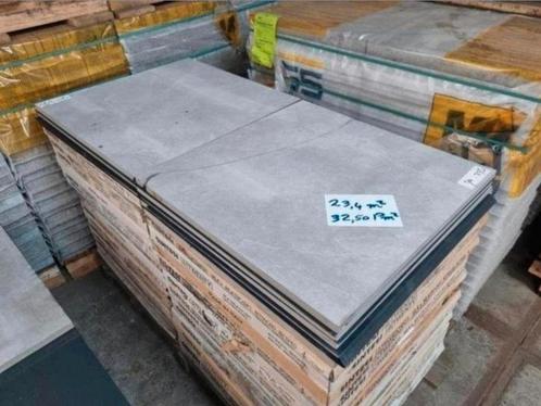 23,4m 60,4x60,4x2cm Silver keramische terrastegels s-partij, Tuin en Terras, Tegels en Klinkers, Nieuw, Terrastegels, Keramiek