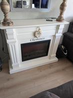 Mooie haard met elektrische haard, Huis en Inrichting, Haarden, Ophalen, Zo goed als nieuw, Vrijstaande haard, Elektrische haard