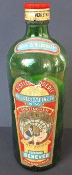 Oude jenever fles met oude etiketten - Mijn Schildknaap, Ophalen of Verzenden