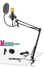 Studio condensator microfoon set, Popfilter, Tafelarm, Muziek en Instrumenten, Vonyx, Nieuw, Info@marbeco.nl, Studiomicrofoon