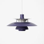 Vintage Louis Poulsen PH5 hanglamp in paars, Ophalen, Gebruikt, Minder dan 50 cm, Metaal