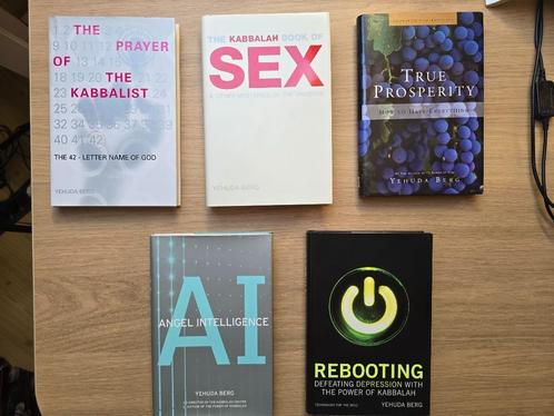 Set van 5 Kabbalah boeken van Yehuda Berg, Boeken, Esoterie en Spiritualiteit, Zo goed als nieuw, Achtergrond en Informatie, Spiritualiteit algemeen