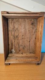 Oude Houten Krat - Vintage Decoratie, Minder dan 50 cm, Gebruikt, 50 tot 100 cm, Ophalen of Verzenden