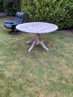 massief eiken ovale tafel, Ophalen, Gebruikt, Ovaal, Hout