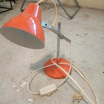 Prachtige oranje Space Age lampje beschikbaar voor biedingen