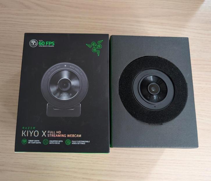 Razer KIYO Full HD Streaming Webcam, Computers en Software, Webcams, Zo goed als nieuw, Bedraad, ChromeOS, MacOS, Windows, Android