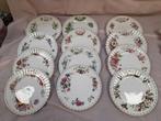 Royal albert flower of the month ontbijt borden 25.00 p.s, Antiek en Kunst, Antiek | Servies los, Ophalen of Verzenden