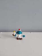 Smurfen. Smurf in pyama met slaapmuts en kaars, Verzamelen, Smurfen, Ophalen of Verzenden, Zo goed als nieuw, Verschillende Smurfen