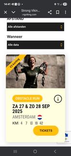 Strong viking 27-09-2025 13 km, Tickets en Kaartjes, Eén persoon