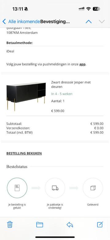 Westwing dressoir zwart