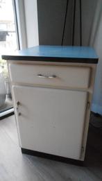 Vintage authentiek Formica kastje, '50/'60, Huis en Inrichting, Vintage, Zo goed als nieuw, 25 tot 50 cm, Met deur(en)
