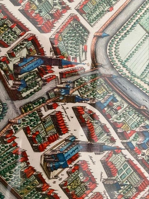 Culemborg plattegrond 1649, Verzamelen, Foto's en Prenten, Nieuw, Prent, Overige onderwerpen, 1980 tot heden, Ophalen