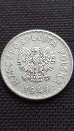 1 Zloty 1949 Polen., Ophalen of Verzenden, Polen, Losse munt