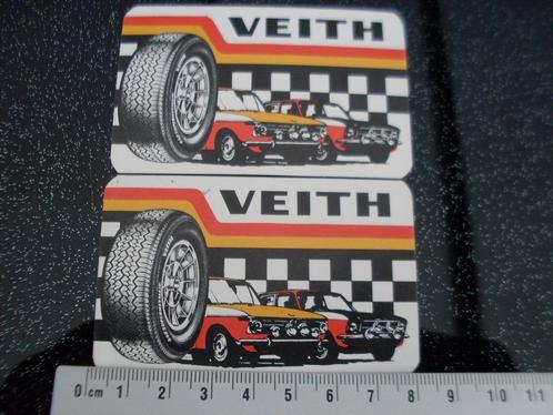 2x sticker veith logo banden autobanden tyres tires racing, Verzamelen, Stickers, Zo goed als nieuw, Merk, Verzenden