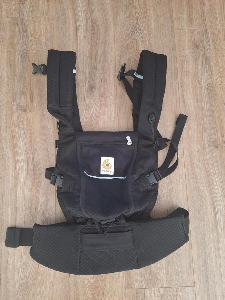 Ergobaby Adapt Soft Flex Mesh draagzak black, Kinderen en Baby's, Babydragers en Draagdoeken, Zo goed als nieuw, Draagzak, Buik, Rug of Zij