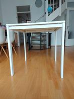 Vierkante Ikea Melltorp tafel wit 75x75x74 cm, Ophalen, Vierkant, 75 cm of meer