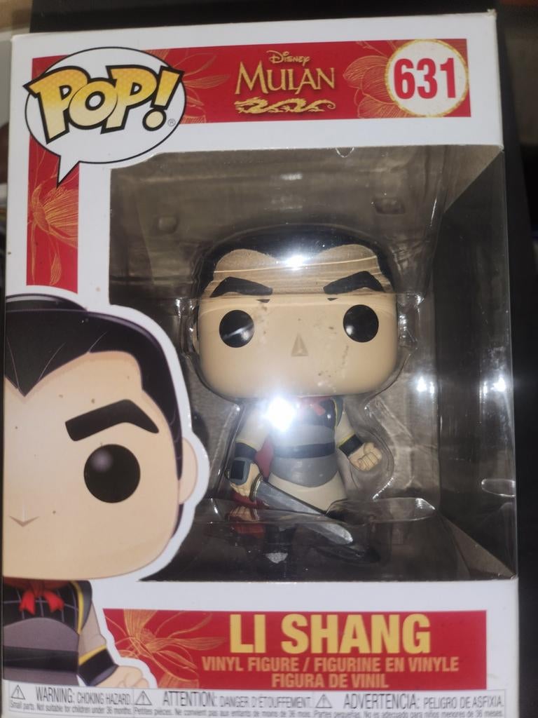 Funko Pop! Disney Mulan - Li Shang #631, Ophalen of Verzenden, Zo goed als nieuw