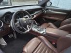 Alfa Romeo Stelvio 2.0 T | 280 PK | PANO | CAMERA | LEER | K, Automaat, Euro 6, 4 cilinders, Wit