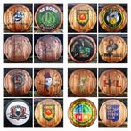 ''4 seizoenen'' tafelblad  met reclame De Kornschuur, Huis en Inrichting, Tafels | Eettafels, Ophalen, Kunststof, Rond, 50 tot 100 cm