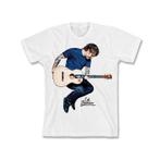 Ed Sheeran merch White ED Guitar t-shirt shirt wit maat S, Verzenden, Nieuw, Kleding