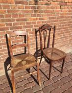 Twee stoeltjes,  om op te knappen, Antiek en Kunst, Antiek | Meubels | Stoelen en Banken, Ophalen of Verzenden