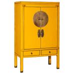 Gele Chinese bruidskast met lades, Ophalen, Gebruikt, 1 of 2 laden, 50 tot 100 cm