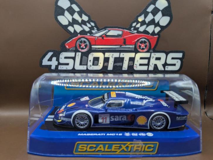 Slotcar 1/32 Scalextric Maserati MC12 #11 Sara, Kinderen en Baby's, Speelgoed | Racebanen, Elektrisch, Overige merken, Verzenden
