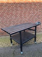 Mobiele Lastafel / Opspantafel, Doe-het-zelf en Verbouw, Werkbanken, Ophalen, Zo goed als nieuw, Bankschroef