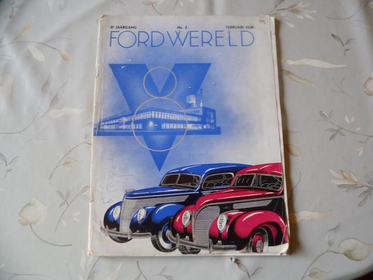 Ford Wereld, februari 1938, Boeken, Auto's | Folders en Tijdschriften, Gelezen, Ford, Verzenden