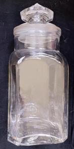 Glazen vintage snoeppot voorraadpot, Antiek en Kunst, Ophalen of Verzenden