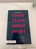 Constitutioneel recht handboek, Boeken, Studieboeken en Cursussen, Ophalen of Verzenden, Alpha, Zo goed als nieuw, WO