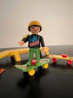 Playmobil jongen met skateboard - 3709 vintage, Gebruikt, Ophalen of Verzenden