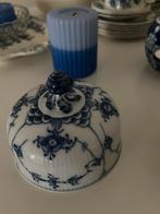 Royal Copenhagen Blauw Geribd Deksel voor Boterstolp, Ophalen of Verzenden