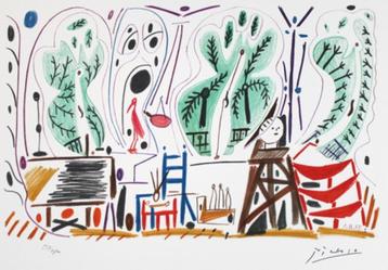 Picasso Kl Lithografie"Californië Atelier Nr I "Ges Gen 8/11 beschikbaar voor biedingen