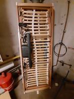 2 elektrische lattenbodems 70x195, Ophalen, Wit, Zo goed als nieuw, 200 cm