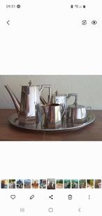 Verzilverd antiek thee servies, Antiek en Kunst, Antiek | Servies compleet, Ophalen