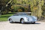 Porsche 356A Speedster Carrera 1500 GS, Auto's, Gebruikt, Zwart, 4 cilinders, Cabriolet