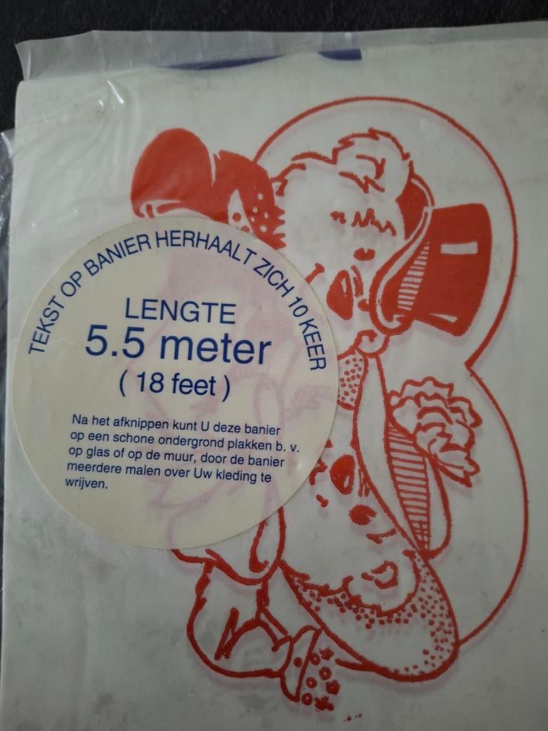 12,5 Jaar Getrouwd Banier - 5.5 Meter, Ophalen of Verzenden, Nieuw, Versiering, Geboorte of Huwelijk