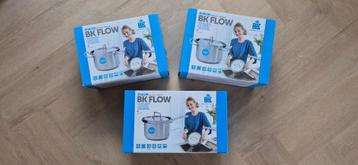 BK pannenset RVS Flow 3-delig. Helemaal nieuw in de doos beschikbaar voor biedingen