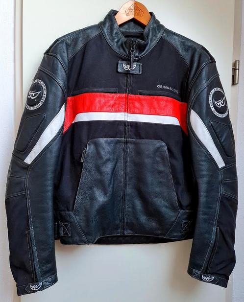 Berik motorjas motorjack leer maat L 52 goede staat , Motoren, Kleding | Motorkleding, Jas | leer, Heren, Tweedehands, Ophalen