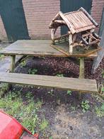 Gratis picknick tafel, Tuin en Terras, Gebruikt, Rechthoekig, Ophalen of Verzenden