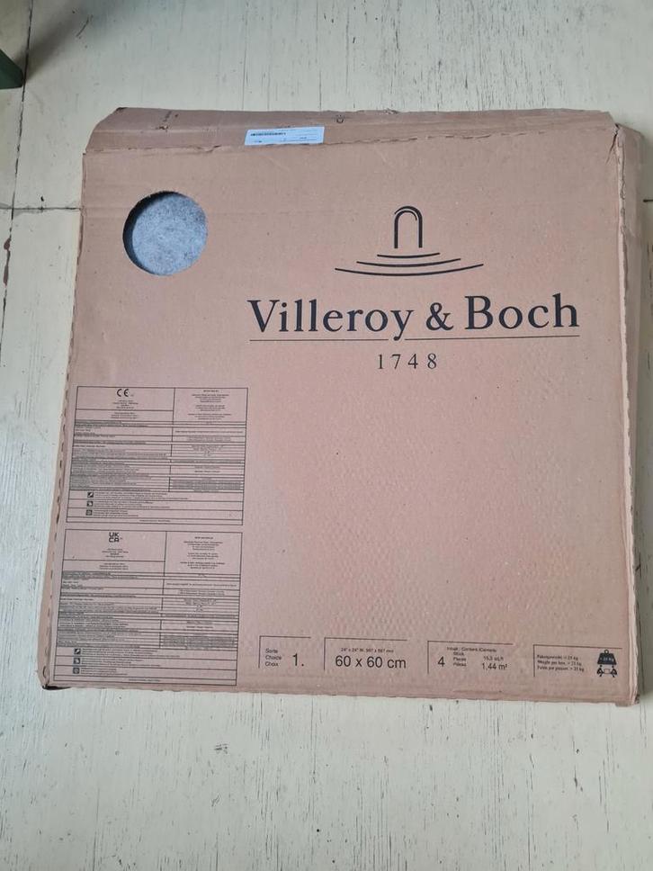 Nieuwe Vloer/Wandtegels  1 doos á 4 tegels en 2 losse  60x60, Doe-het-zelf en Verbouw, Tegels, Nieuw, Vloertegels, Keramiek, 60 cm of meer